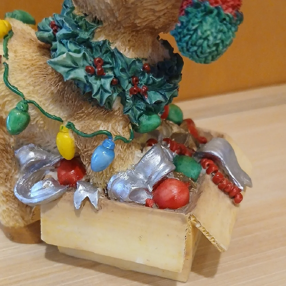 1994 Enesco Vtg Christmas Santa's Special DEERlivery 